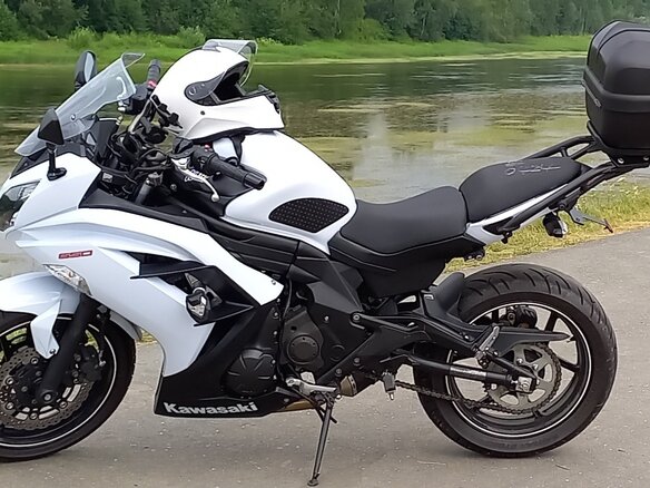 2013 Kawasaki ER-6F (Ninja 650R), белый, 630000 рублей - вид 8