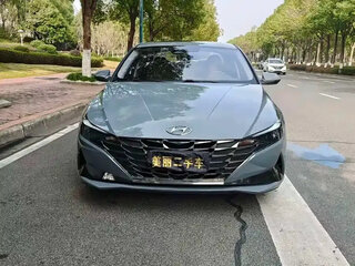2022 Hyundai Elantra VII (CN7), голубой, 1343000 рублей, вид 2