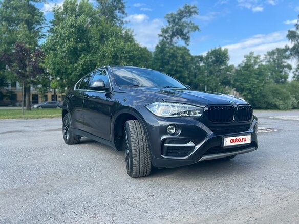 2016 BMW X6 35i II (F16), серый, 3750000 рублей - вид 7