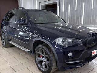 2008 BMW X5 3.0d II (E70), синий, 2800000 рублей, вид 2