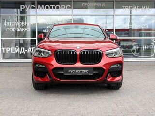 2019 BMW X4 20d II (G02), красный, 5300000 рублей, вид 2