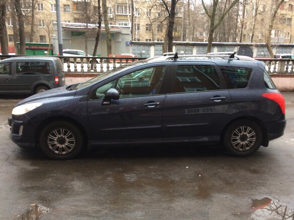 2009 Peugeot 308 I, синий
