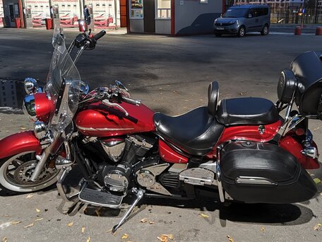 2009 Yamaha XVS1300, красный, 690000 рублей, вид 4