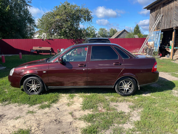 2012 Lada (ВАЗ) Priora I, пурпурный, 385000 рублей - вид 9