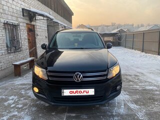 2012 Volkswagen Tiguan I Рестайлинг, чёрный, 1450000 рублей, вид 2