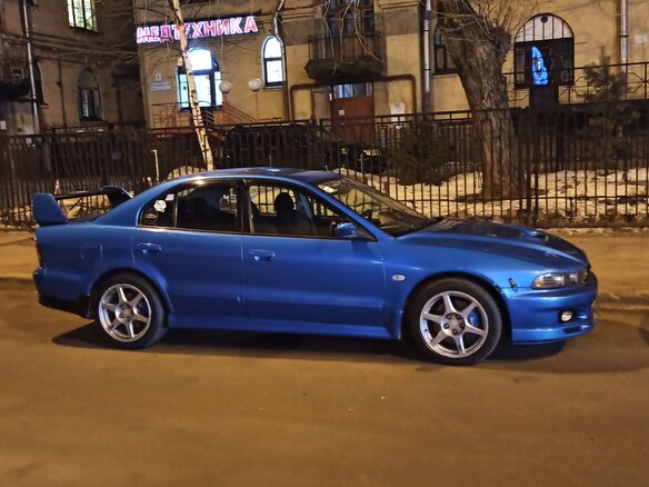 1997 Mitsubishi Galant VR-4 VIII, синий - вид 14