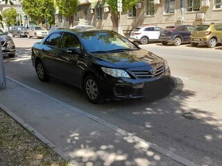 2010 Toyota Corolla X (E140, E150), чёрный, 1000000 рублей, вид 1