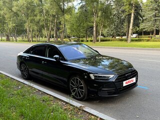 2019 Audi A8 Long 45 TDI IV (D5), чёрный, 5100000 рублей, вид 3