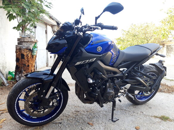 2019 Yamaha MT-09 (FZ-09), синий, 949999 рублей - вид 7