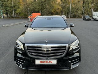 2018 Mercedes-Benz S-Класс 400 d Long VI (W222, C217) Рестайлинг, чёрный, 6290000 рублей, вид 2