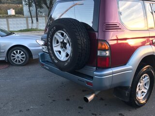1996 Toyota Land Cruiser Prado 90 Series, красный, 1595000 рублей, вид 5