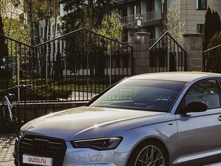 2017 Audi A6 IV (C7) Рестайлинг, серебристый, 2500000 рублей, вид 2