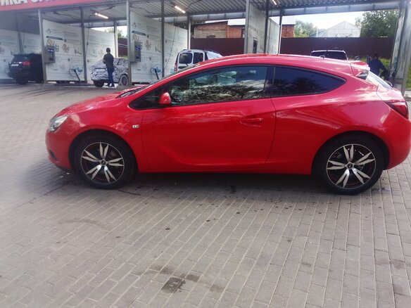 2012 Opel Astra GTC J Рестайлинг, красный, 860000 рублей - вид 8