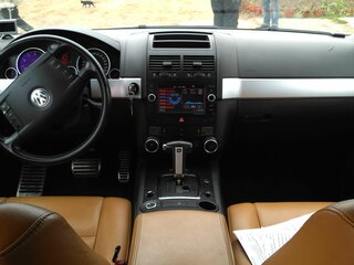 2004 Volkswagen Touareg I, чёрный, 700000 рублей, вид 5