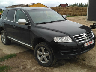 2004 Volkswagen Touareg I, чёрный, 700000 рублей, вид 1