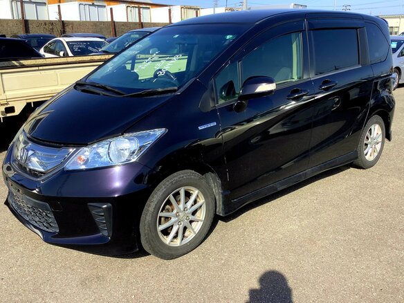 2012 Honda Freed I Рестайлинг, чёрный, 1180000 рублей