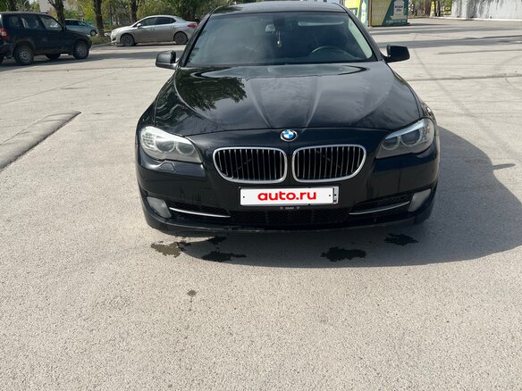 2012 BMW 5 серии 520i VI (F10/F11/F07), чёрный, 1550000 рублей
