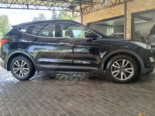 2013 Hyundai Santa Fe III, чёрный, 1500000 рублей, вид 4