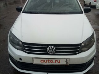 2019 Volkswagen Polo V Рестайлинг, белый, 1062000 рублей, вид 1