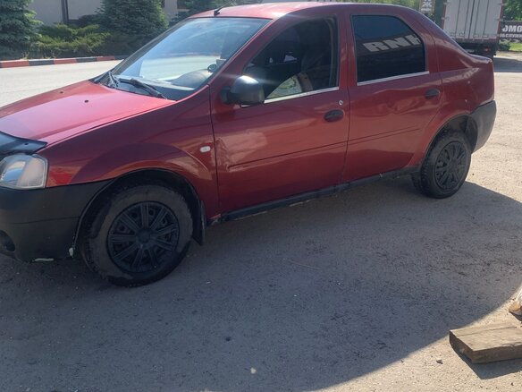 2009 Renault Logan I, красный, 290000 рублей - вид 3