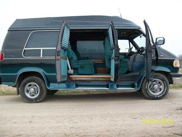 1996 Dodge RAM II (BR/BE), зелёный - вид 4
