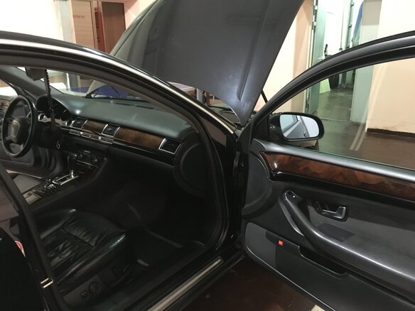 2006 Audi A8 II (D3) Рестайлинг, чёрный - вид 11