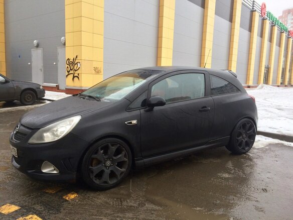 2008 Opel Corsa GSi D, чёрный - вид 3
