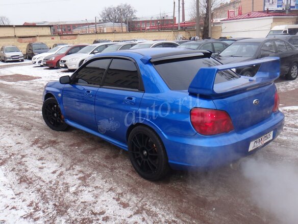 2006 Subaru Impreza WRX STi II Рестайлинг 2, синий - вид 5