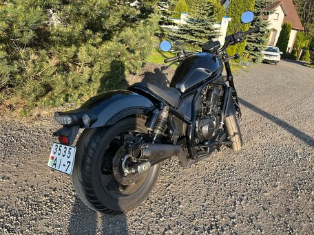 2021 Honda CMX 1100 Rebel, чёрный, 760000 рублей, вид 2