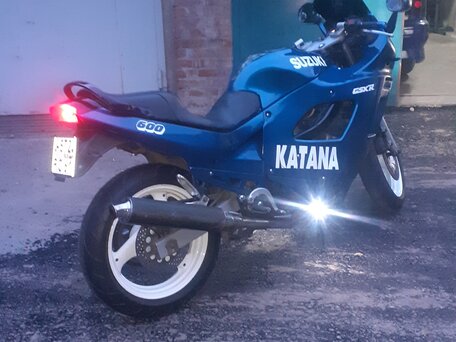 1996 Suzuki GSX 600F Katana, синий, 320000 рублей, вид 2