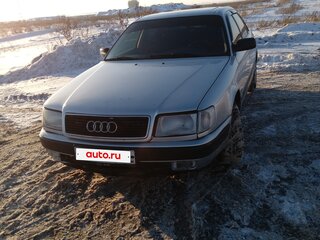 1991 Audi 100 IV (C4), серебристый, 225000 рублей, вид 3