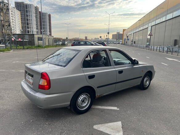 2008 Hyundai Accent ТагАЗ II, бежевый, 350000 рублей - вид 11