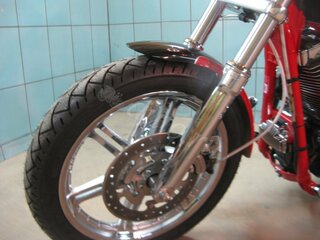 2006 Harley-Davidson Dyna Low Rider, красный, 849048 рублей, вид 4