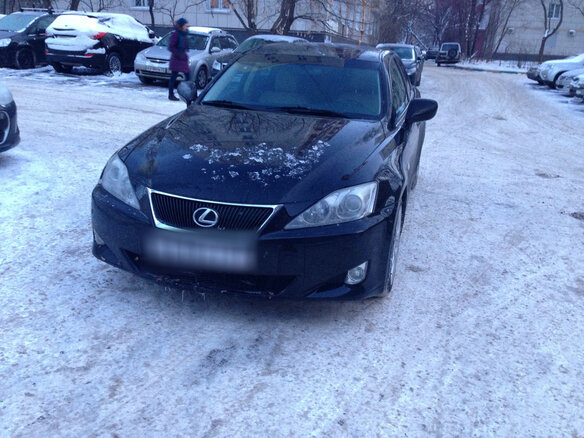 2008 Lexus IS 250 II, чёрный - вид 1