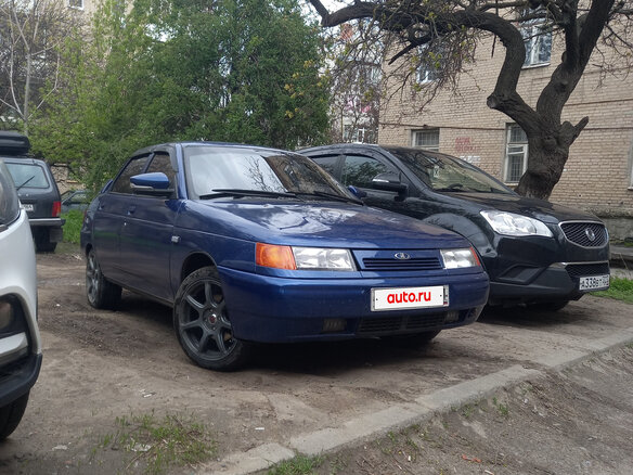 2002 Lada (ВАЗ) 2110, синий, 499000 рублей - вид 5