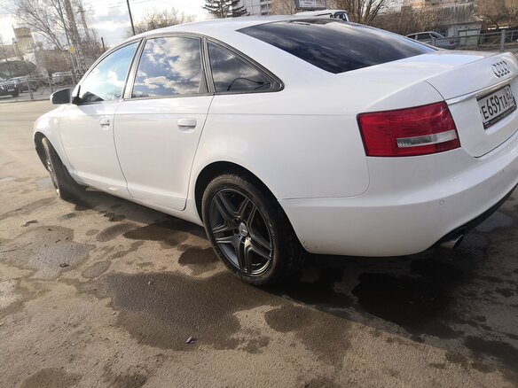 2008 Audi A6 III (C6), белый - вид 3