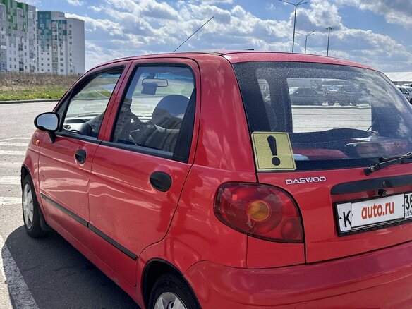 2007 Daewoo Matiz I Рестайлинг, красный, 350000 рублей - вид 4