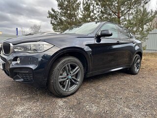 2016 BMW X6 30d II (F16), синий, 3800000 рублей, вид 4