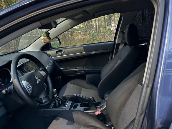 2008 Mitsubishi Lancer X, синий, 900000 рублей - вид 12