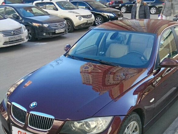 2008 BMW 3 серии 325xi V (E90/E91/E92/E93), фиолетовый - вид 5