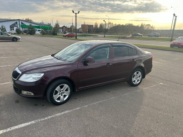 2010 Skoda Octavia II (A5) Рестайлинг, пурпурный, 520000 рублей