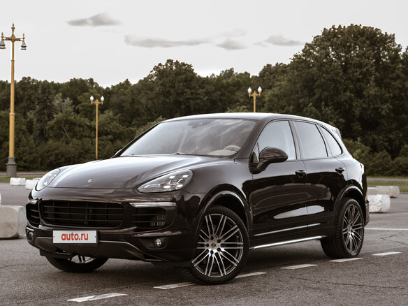 2017 Porsche Cayenne Diesel II Рестайлинг (958), коричневый - вид 4