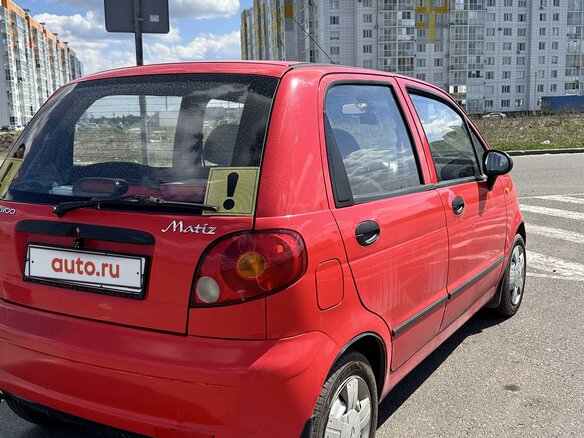 2007 Daewoo Matiz I Рестайлинг, красный, 350000 рублей - вид 5