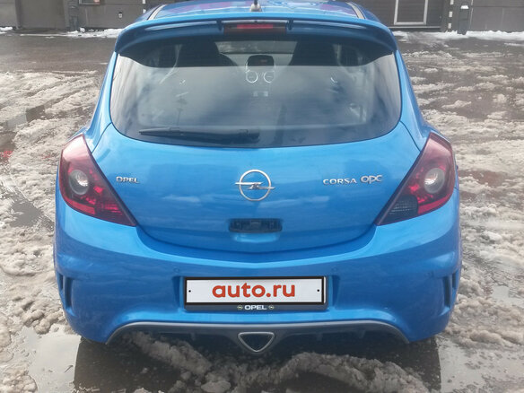 2008 Opel Corsa OPC D, голубой - вид 2