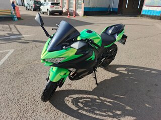 2019 Kawasaki Ninja 400, зелёный, 500000 рублей, вид 4