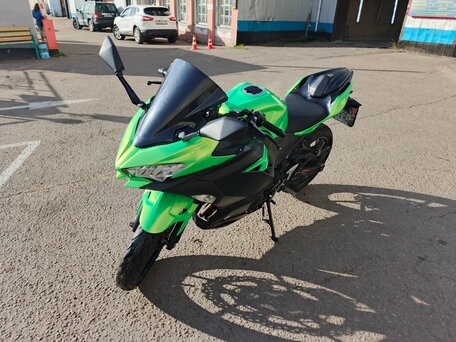 2019 Kawasaki Ninja 400, зелёный, 500000 рублей, вид 4