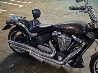 2002 Yamaha XV 1700 Warrior, чёрный, 690000 рублей, вид 2