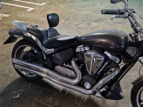 2002 Yamaha XV 1700 Warrior, чёрный, 690000 рублей, вид 2