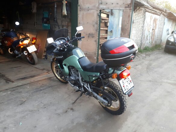 1994 Honda Transalp 400, зелёный - вид 5