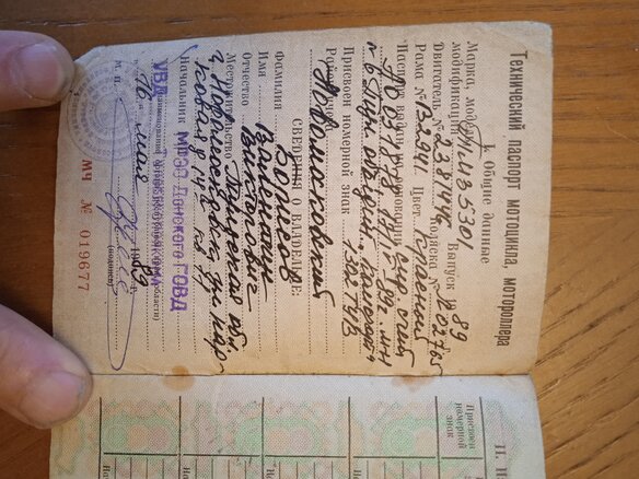 1965 Урал M-62, голубой, 250000 рублей - вид 11